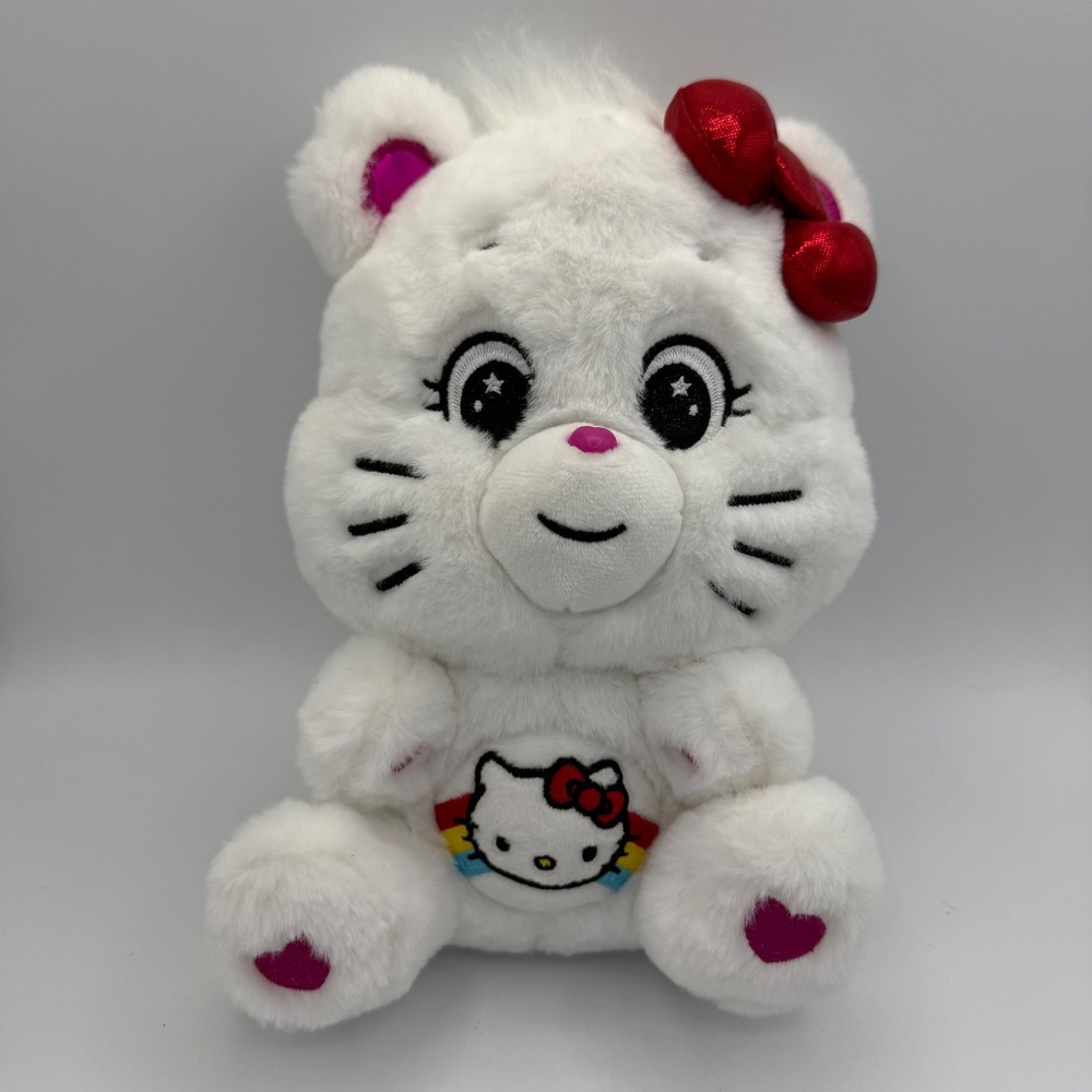 Care Bears x Hello Kitty Plush White Sanrio Build-A-Bear Style